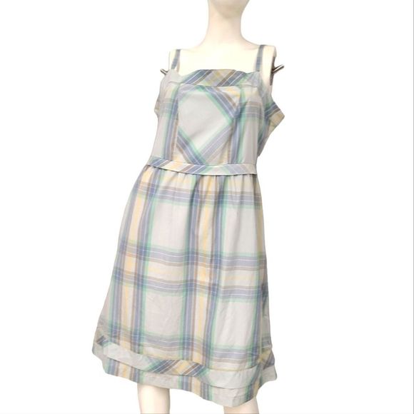 Horny Toad Plaid Summer Dress size XL - Picture 2 of 9